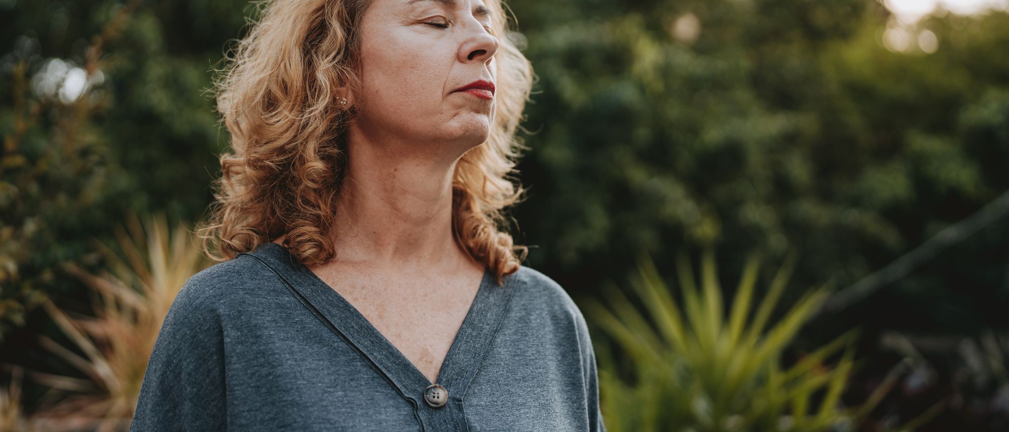 Žena, která je v duševní pohodě.