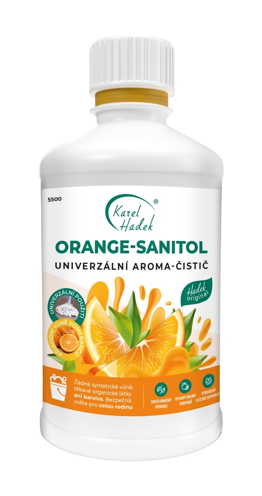 ORANGE SANITOL univerzální aroma čistič 500 ml
