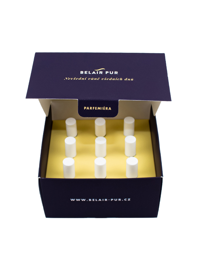 CHAKRA PARFEMIÉRA esenciální parfémy 9 x 3 ml