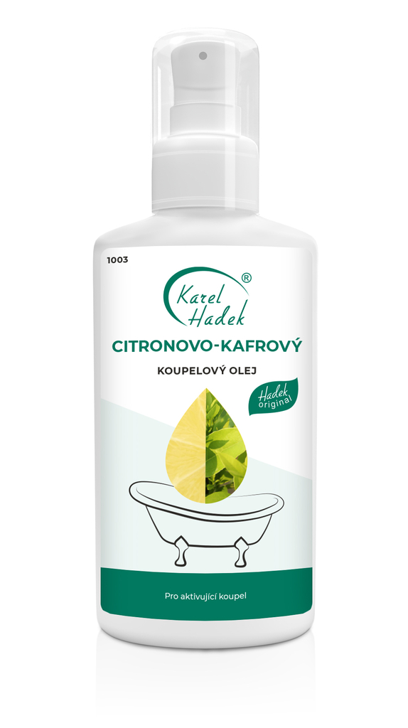 CITRONOVO-KAFROVÝ koupelový olej 100 ml