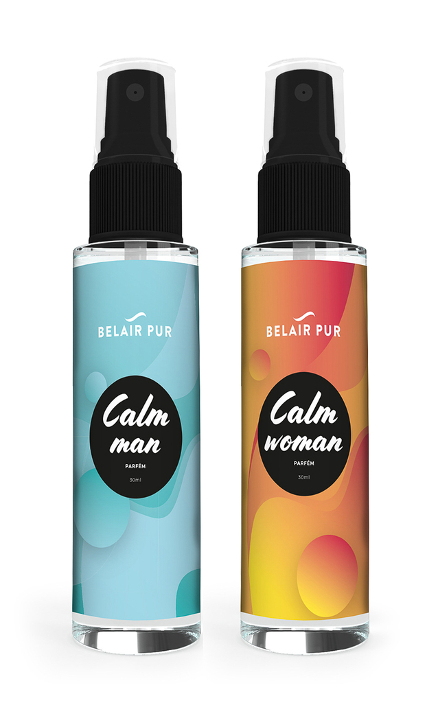 Sada CALM WOMAN & CALM MAN esenciální parfémy 2 x 30 ml