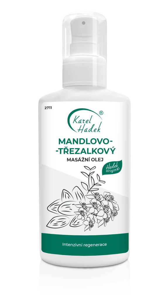 MANDLOVO-TŘEZALKOVÝ masážní olej 100 ml