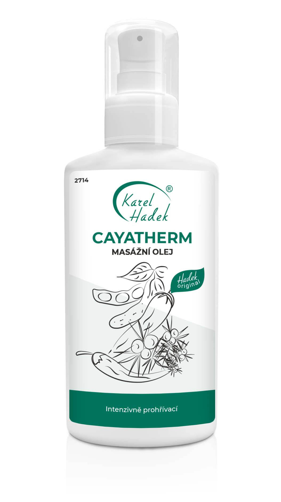 CAYATHERM masážní olej 100 ml