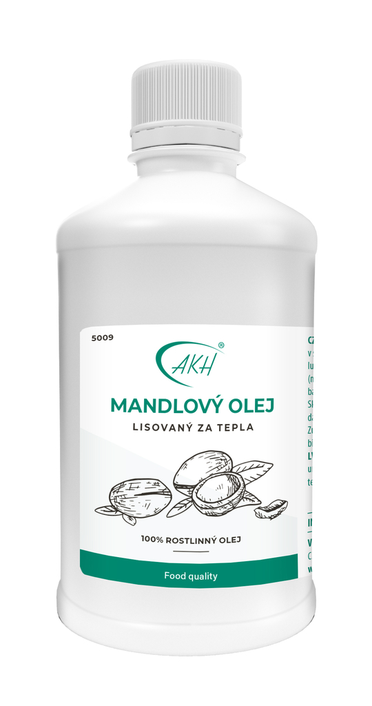 MANDLOVÝ OLEJ lisovaný za tepla 500 ml