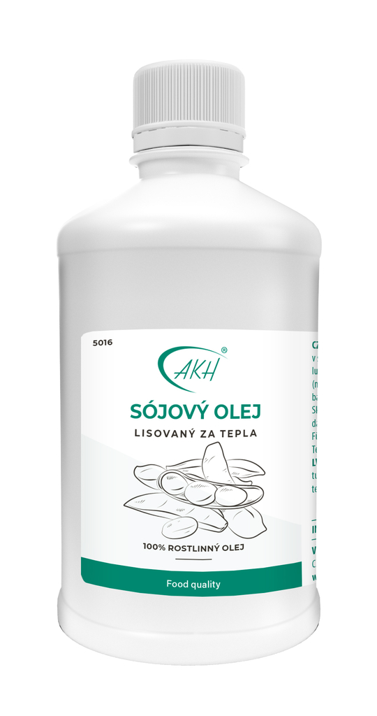 SÓJOVÝ OLEJ lisovaný za tepla 500 ml