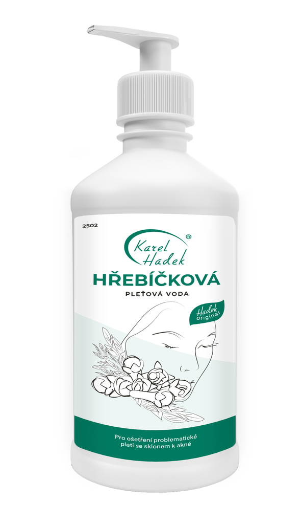 HŘEBÍČKOVÁ pleťová voda 500 ml AKCE