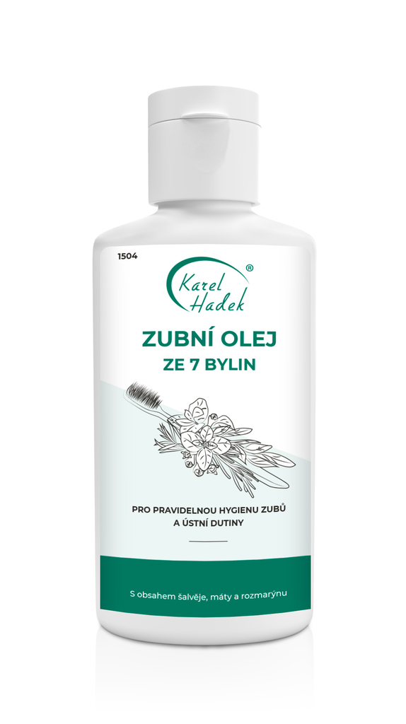 ZUBNÍ OLEJ ZE 7 BYLIN k péči o zuby 100 ml